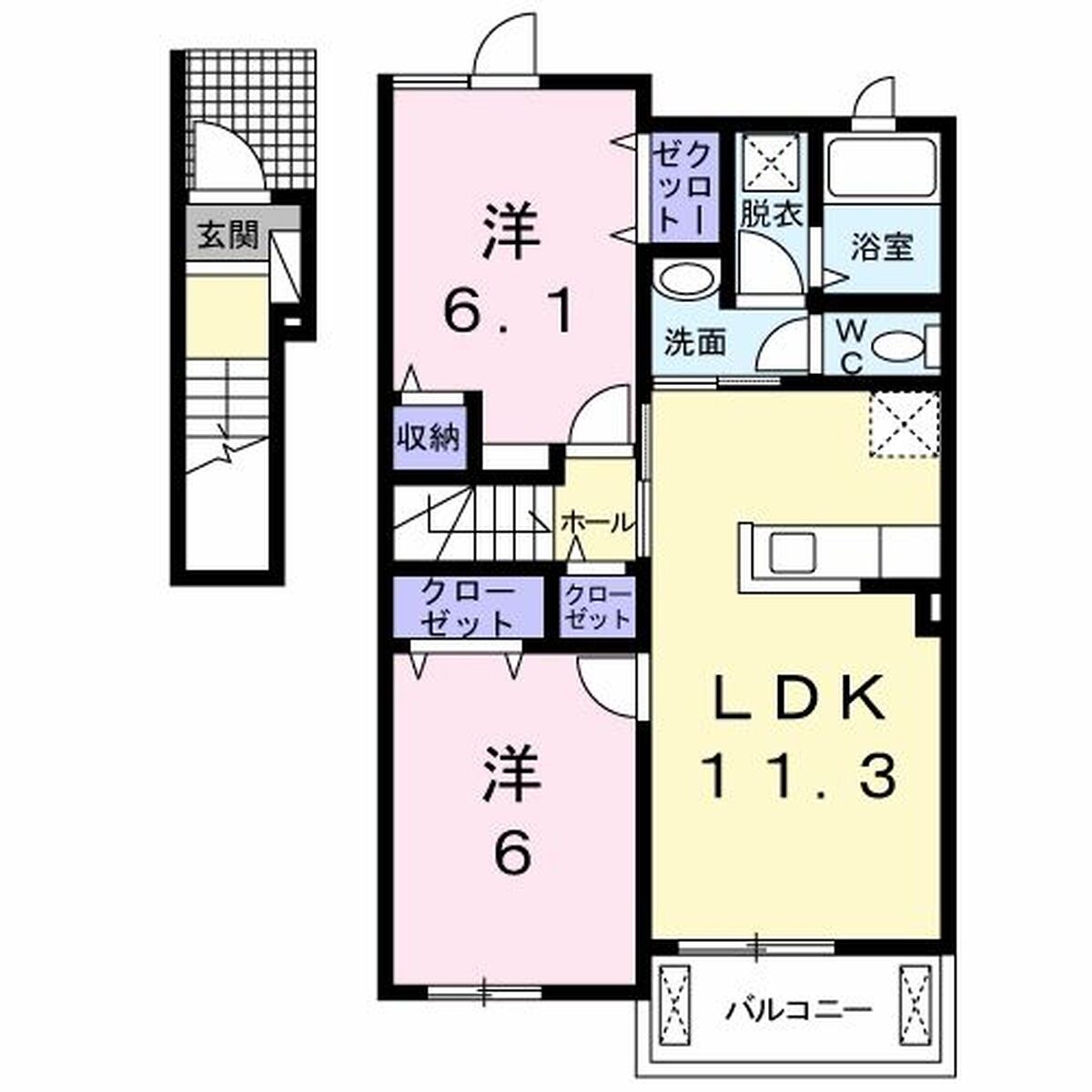 ノーベル　Ｃ棟 写真2