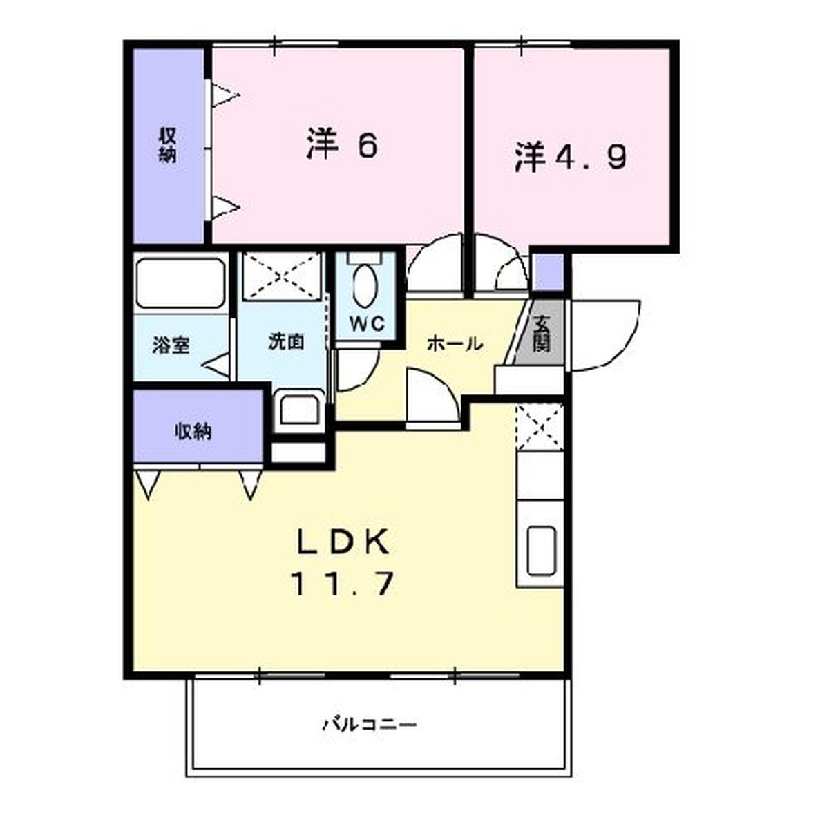 ビュ－パレスＫ２ 写真2