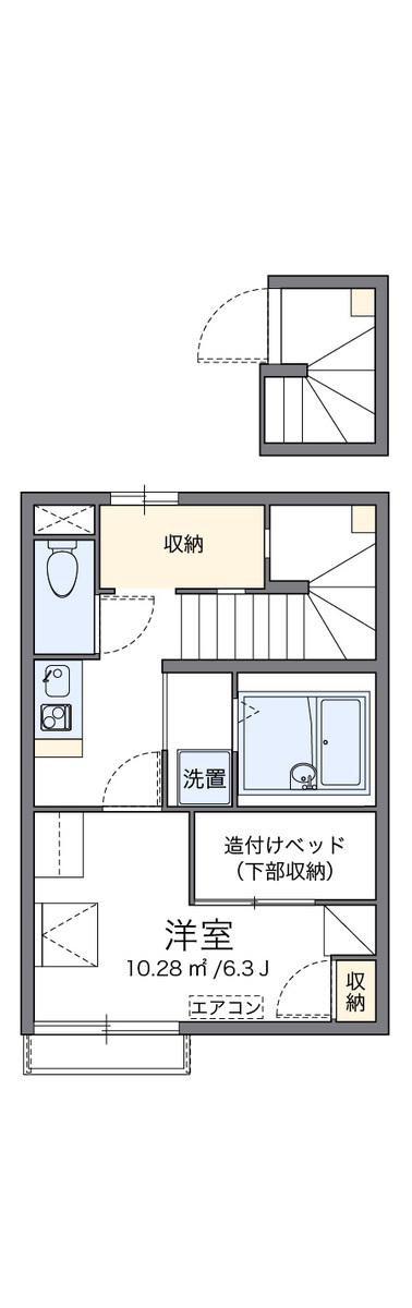 レオパレスＦＵＺＩＭＯＮ　Ｂ 写真2