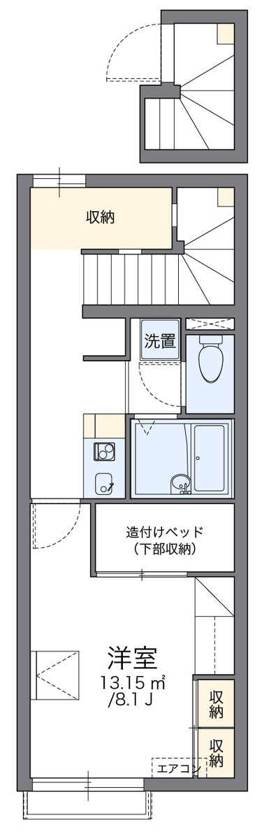 レオパレスＣＲＥＳＴ八島 写真2